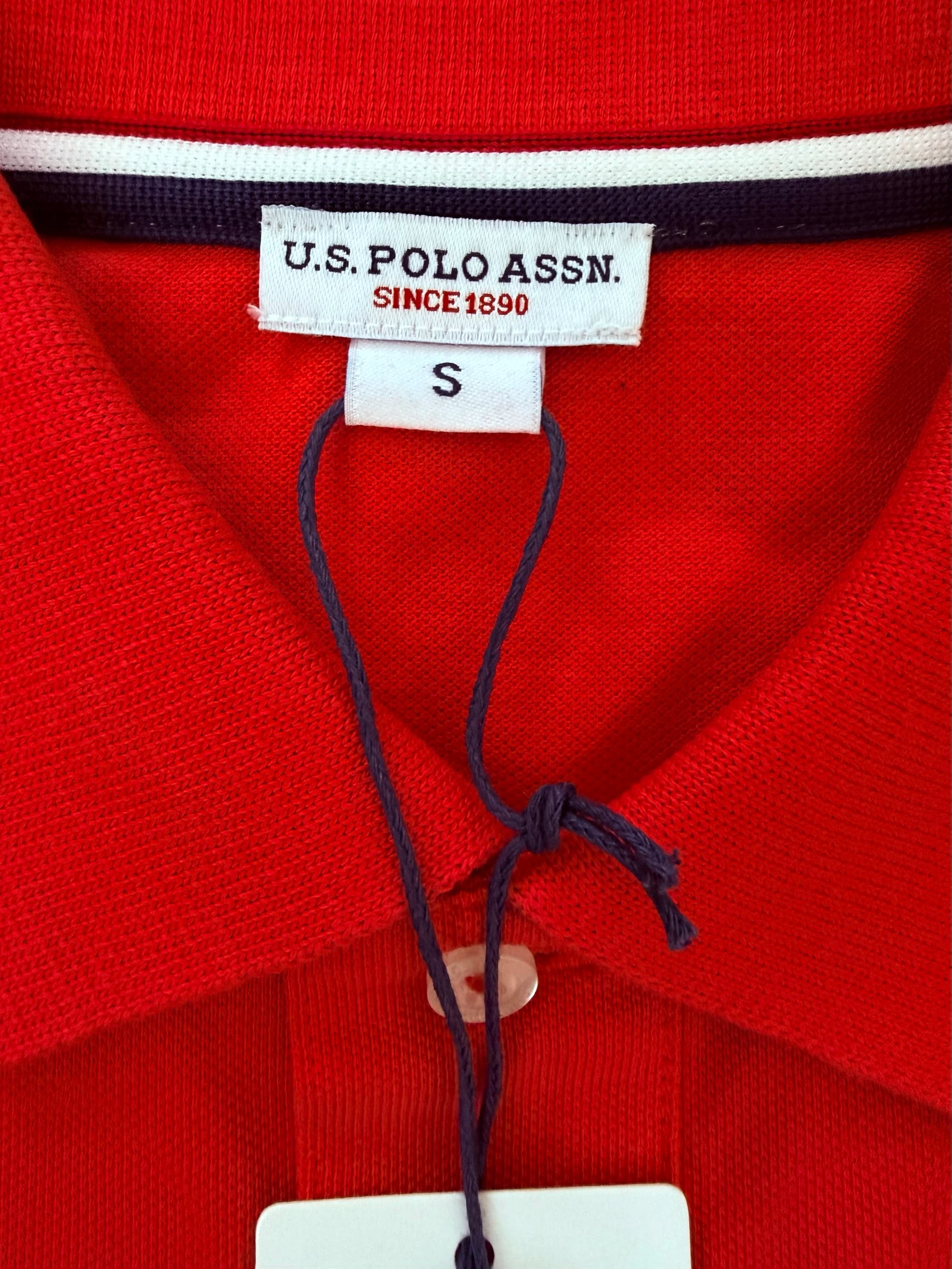 U.S Polo Assn. authentic red polo size S – photo 5